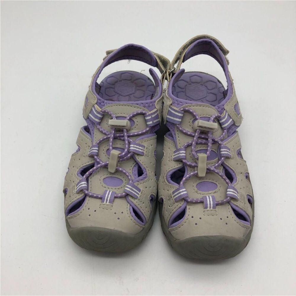 🥰FINAL SALTE ❤️KHOMBU Kids' Sandals in Light Gray and Lavender Size 13